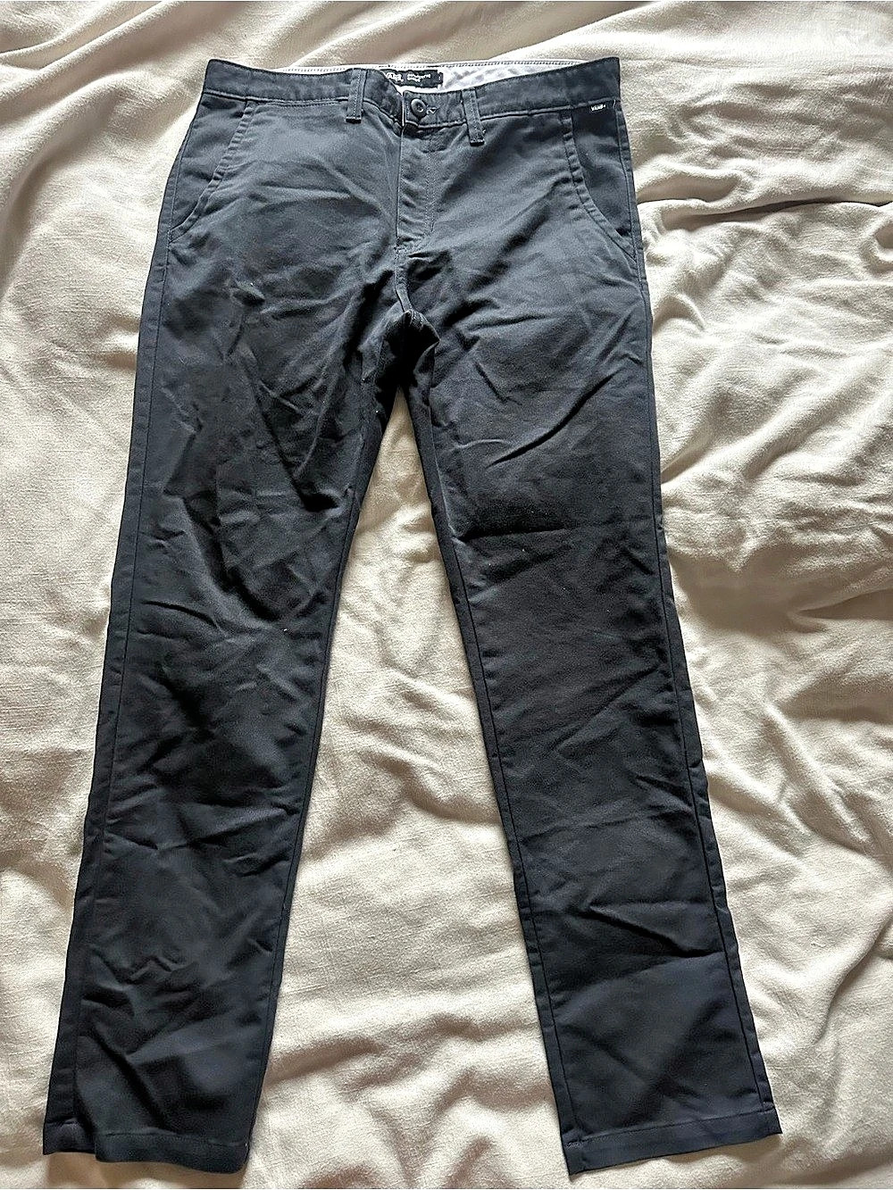 Vans Authentic Chino Stretch Pants Men's Black Waist 30